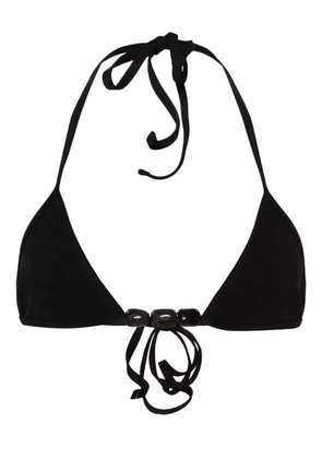 Christopher Esber Crystal bikini top - Black