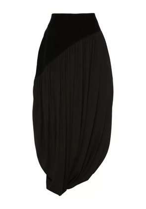 Ferragamo satin midi skirt - Brown