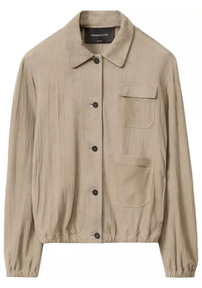 Fabiana Filippi shirt jacket - Brown