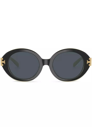 Tory Burch round-frame sunglasses - Black