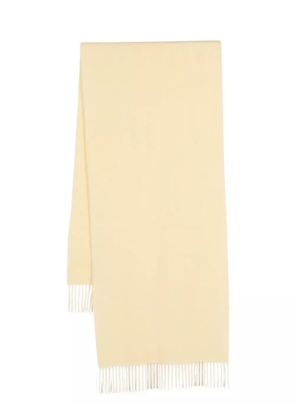 Fabiana Filippi fringed-edge brushed scarf - Yellow