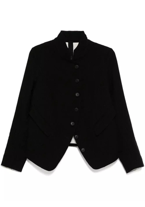 Forme D'expression stand up-collar jacket - Black