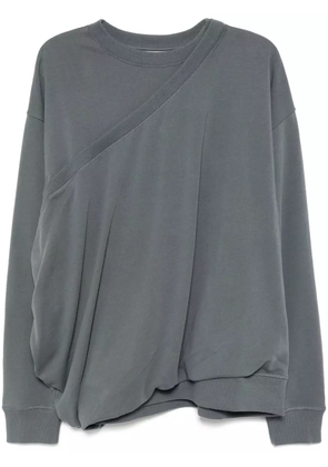 Qasimi draped sweatshirt - Grey