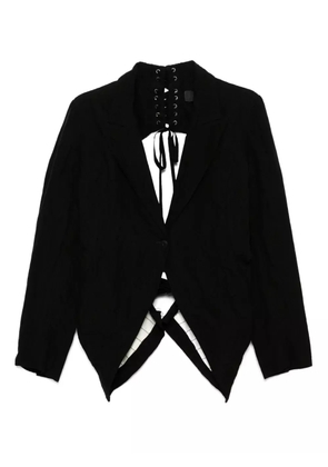 Marc Le Bihan cut-out detail jacket - Black