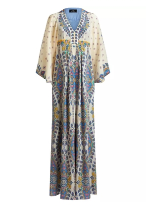 ETRO paisley-print maxi dress - White