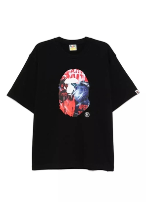 A BATHING APE® logo-printed T-shirt - Black