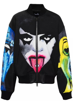 Haculla graphic-print bomber jacket - Black