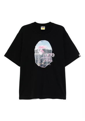A BATHING APE® logo-printed T-shirt - Black