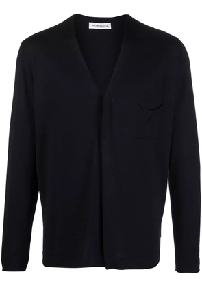 GOES BOTANICAL V-neck merino cardigan - Blue