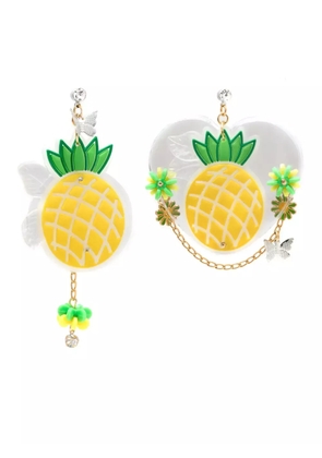 Amir Slama Bijoux pineapple drop earrings - Yellow