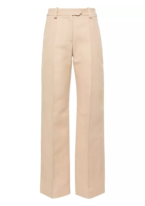Aleksandre Akhalkatsishvili low-rise straight trousers - Neutrals