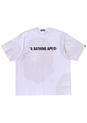 A BATHING APE® logo-print T-shirt - White