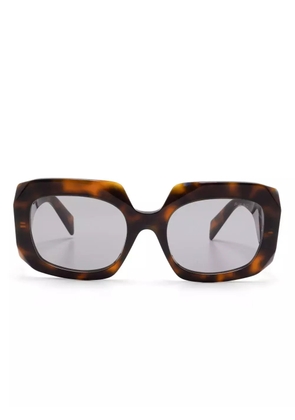 Prada Eyewear oversize-frame sunglasses - Brown