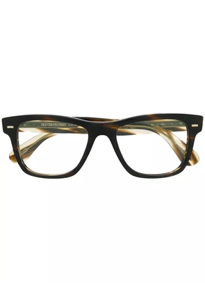 Oliver Peoples square frame glasses - Black
