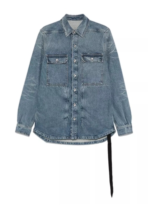 Rick Owens DRKSHDW denim overshirt - Blue