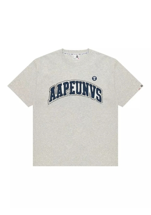 AAPE BY *A BATHING APE® Aapeunvs College graphic-print T-shirt - Grey