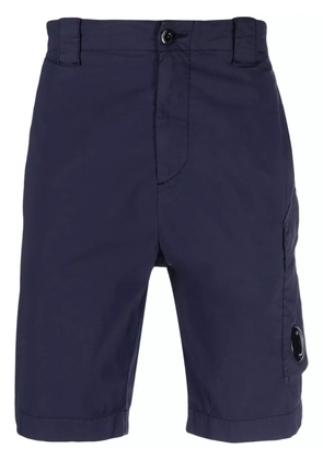 C.P. Company Lens-detail cargo shorts - Blue