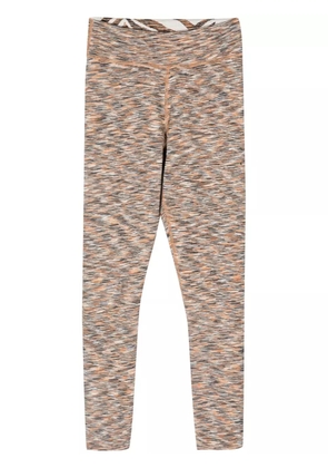 The Upside Nika reversible 25in midi leggings - Brown