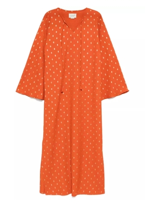 Bambah polka lime kaftan - Orange