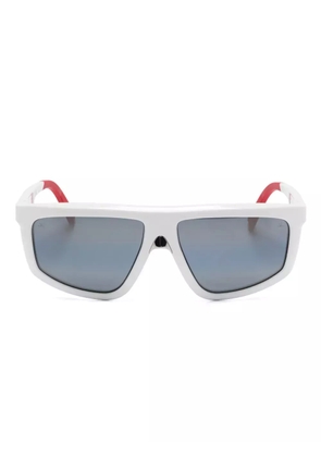 Vuarnet oversize-frame sunglasses - White