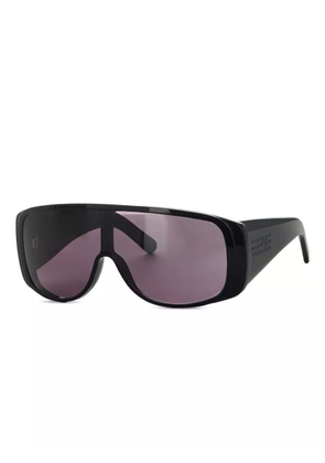 MM6 Maison Margiela shield-frame sunglasses - BLACK
