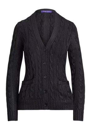 Ralph Lauren Collection cable-knit cardigan - Black