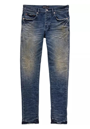 Purple Brand distressed skinny-cut jeans - Blue
