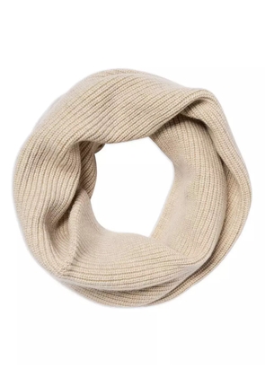 BOMPARD ribbed cashmere snood - Neutrals