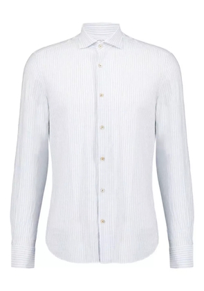 Boglioli striped long-sleeved shirt - Blue