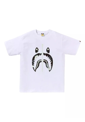 A BATHING APE® shark-print T-shirt - White