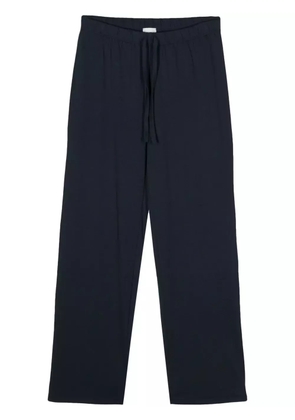 Hanro wide-leg organic cotton pants - Blue