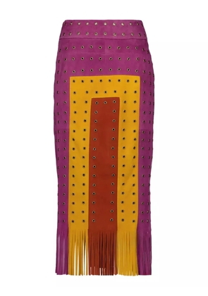 PAULA Campfire midi skirt - Purple