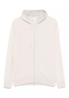 Eleventy zip-fastening cardigan - Neutrals