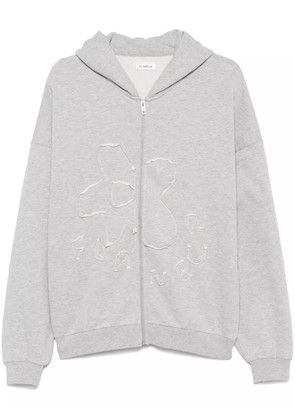 FLÂNEUR Blossom Patches hoodie - Grey