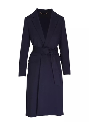 Kiton belted trench coat - Blue