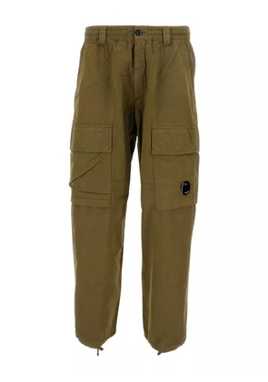 C.P. Company multi-pocket cargo straight-leg trousers - Green