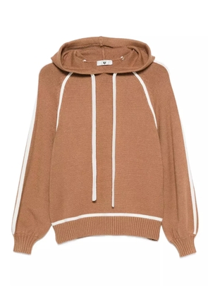 TWINSET contrast-trim sweater - Brown