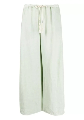 Fabiana Filippi drawstring straight trousers - Green