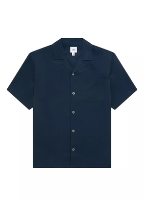 CHÉ revere-collar short-sleeve shirt - Blue