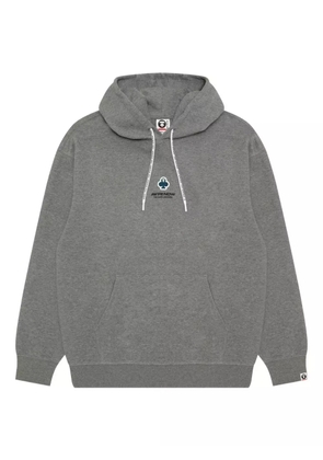 AAPE BY *A BATHING APE® logo-details hoodie - Grey