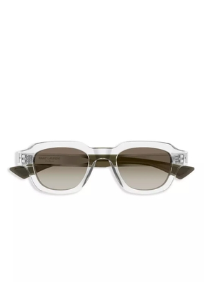 Saint Laurent Eyewear square-frame sunglasses - White