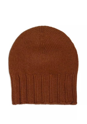 BeYou ribbed beanie - Brown