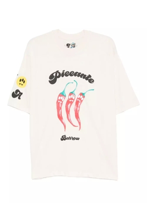 BARROW crew-neck T-shirt - White