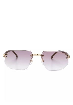 Carrera logo-lettering sunglasses - Gold