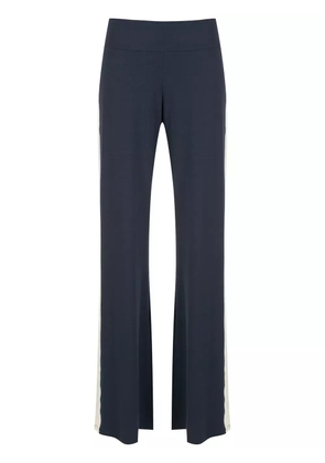 Lygia & Nanny flared side-stripe trousers - Blue