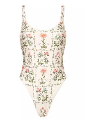 Agua By Agua Bendita Gema Oasis swimsuit - White