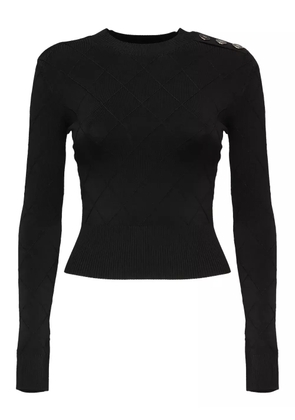 Marciano button-detail sweater - Black