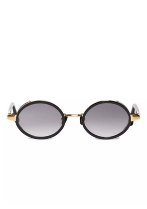 John Dalia oval-frame sunglasses - Black
