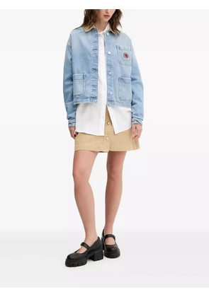 HUGO button-front mini skirt - Neutrals