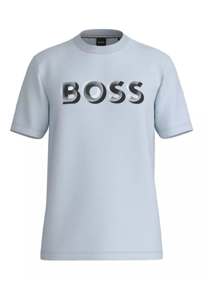 BOSS logo-print T-shirt - Blue